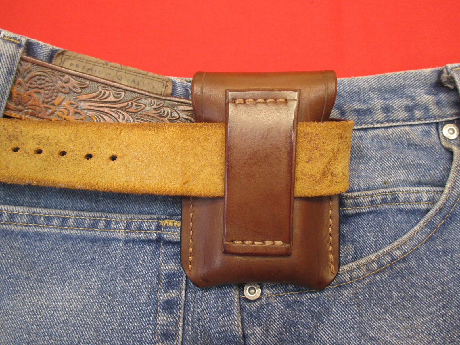 Leather Sheath for GERBER SUSPENSION MULTI TOOL Handmade in the USA R&L Hands