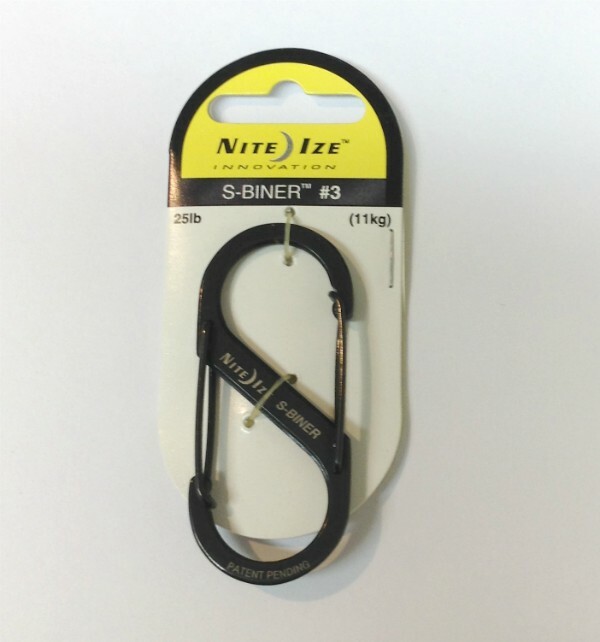 (2) Nite Ize Stainless Steel S-Biner No. 3 Carabiner Style Clips S Hook