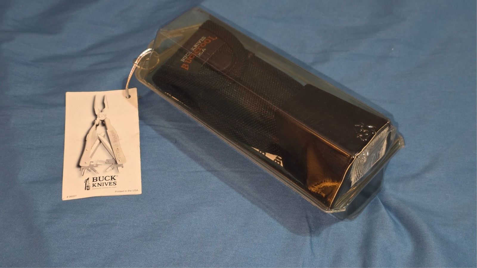 New in BOX! Buck Knives Bucktool USA Model 360 Multi-Tool With nylon sheath