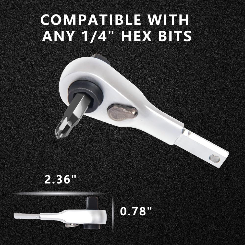 Flat End 2 In1 EDC Ratchet Wrench Screwdriver for LEATHERMAN Multitool Accessori