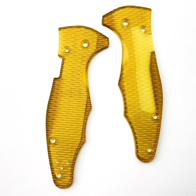 1 Pair ULTEM PEI Grip Handle Scales for Spyderco C85 Yojimbo 2