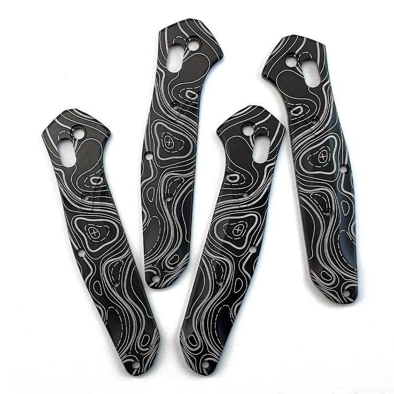 Contour Map Aluminum Scales – For Benchmade 940 Osborne, Topo EDC Mod Part