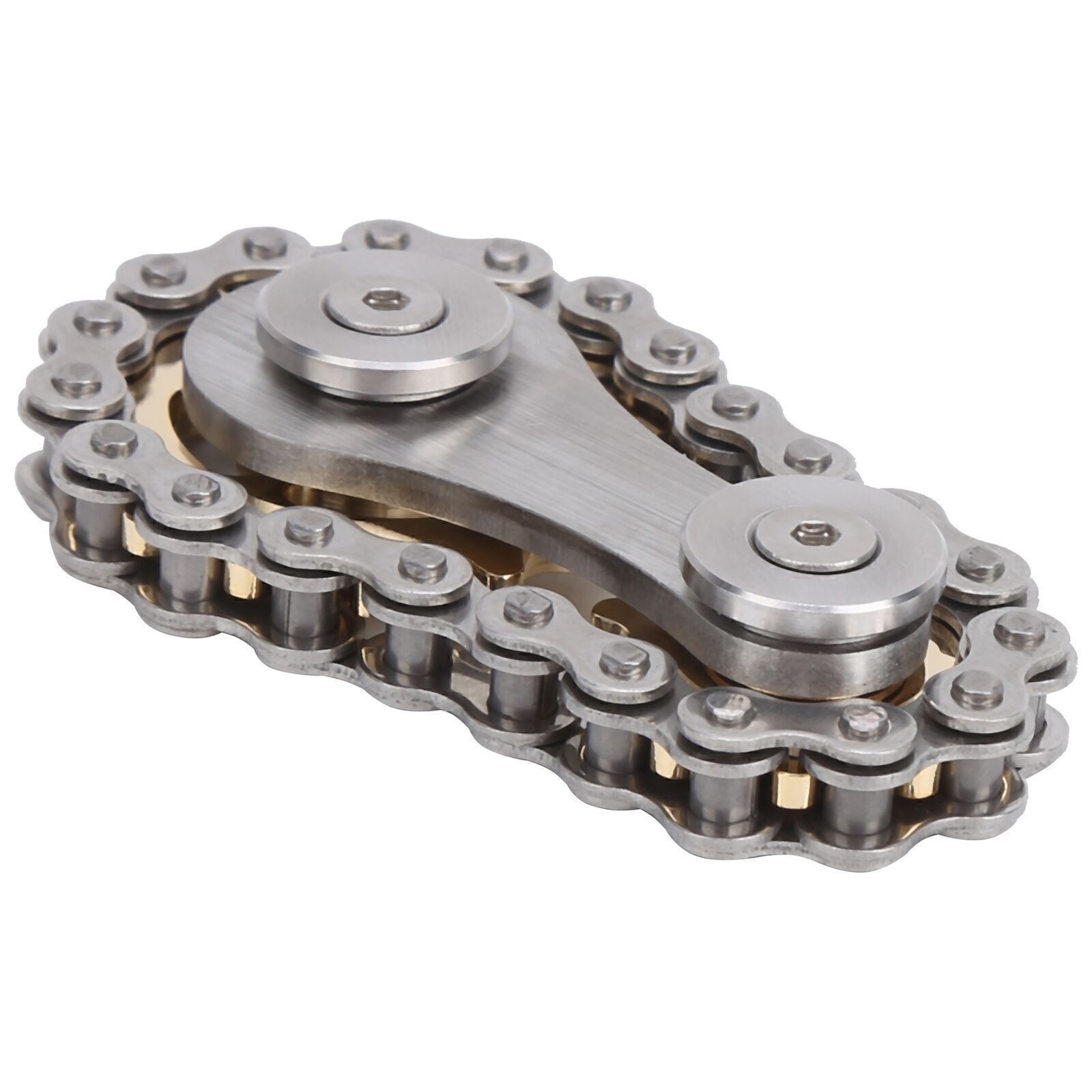 Stainless Steel Sprockets Gyroscope Finger Toy Gear Chain Decompression Toys