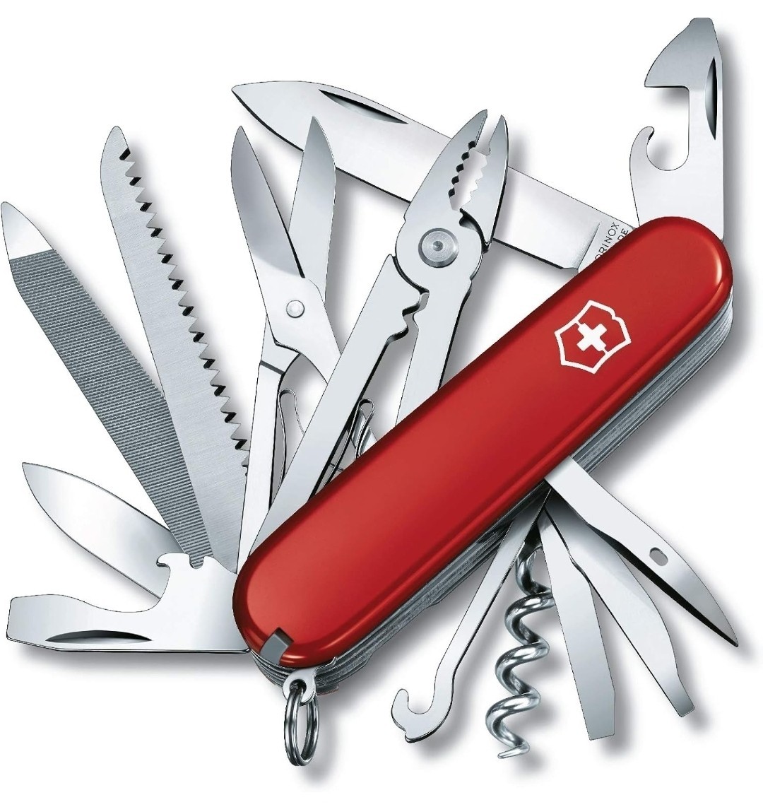 Victorinox Swiss Army Knife 1.3773-X Red Handyman 24 Functions 91mm New in Box
