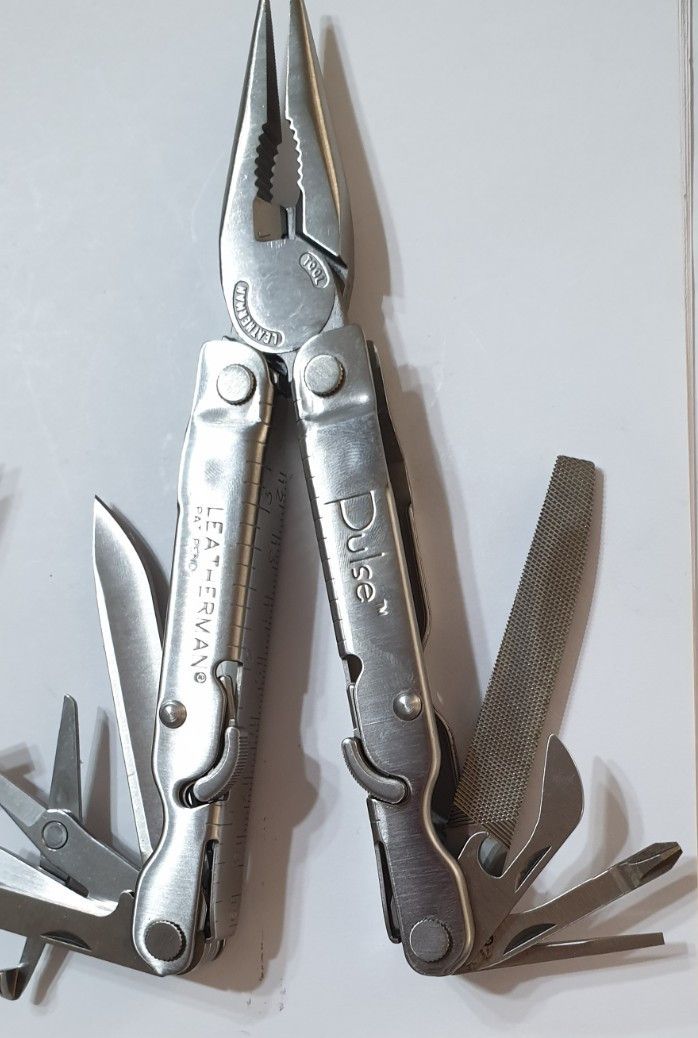 🔥🔥🔥 Leatherman Super Tool 200 & Pulse Set Unique Locks Rare Not Used