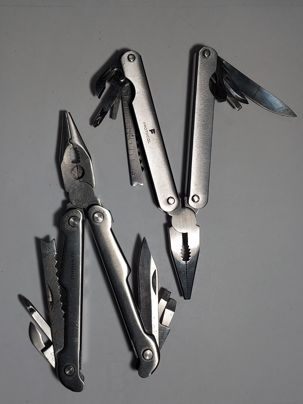 2 Protocol Multi Tools – Pliers, Blade, Screwdrivers