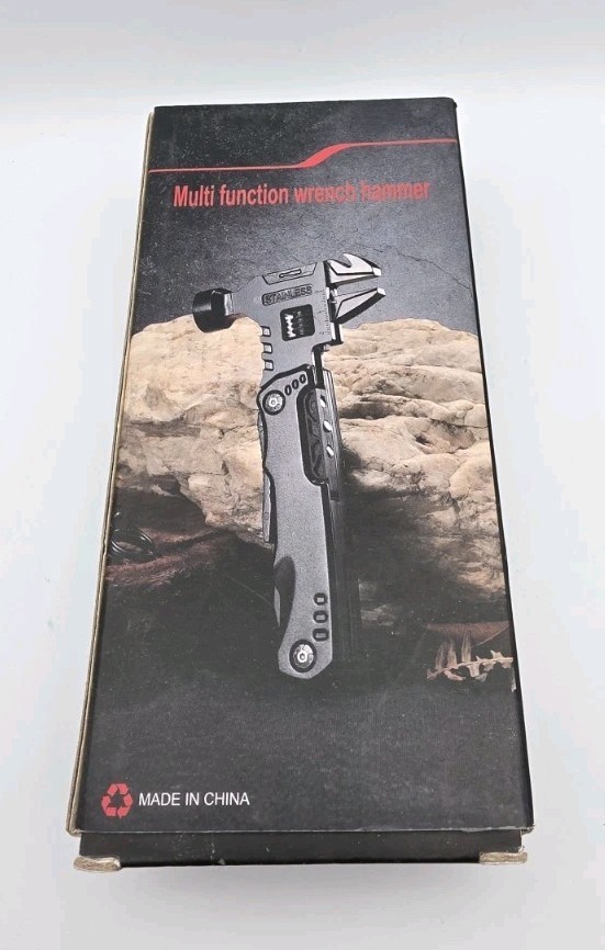 Multi Tool Hammer Adjustable Wrench Foldable Pliers Camping Car Repair Tool