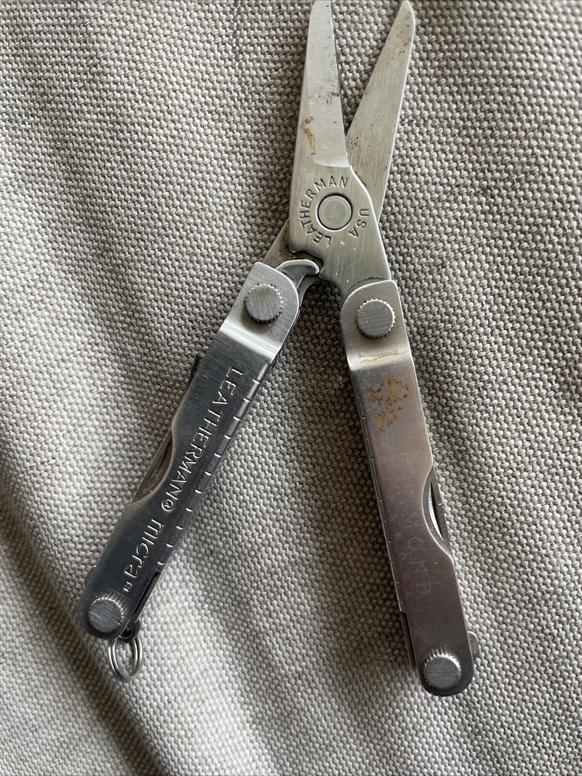 Nice Set Of Two Leatherman Micra Multi Tool Used (163)