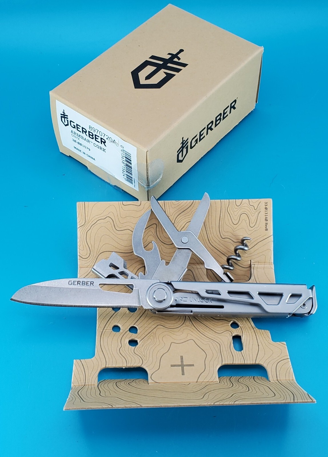 Gerber Armbar Drive Multi-Tool, Knife, Corkscrew, Scissors! NEW!
