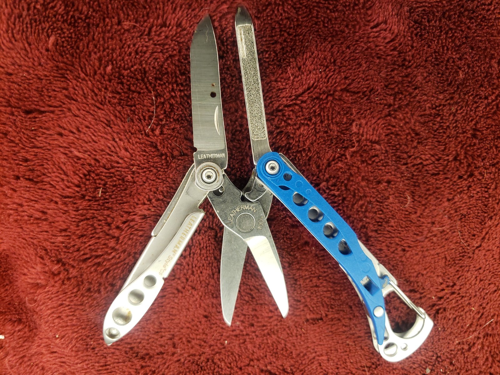 Leatherman Style CS Multi Tool Blue Scissors