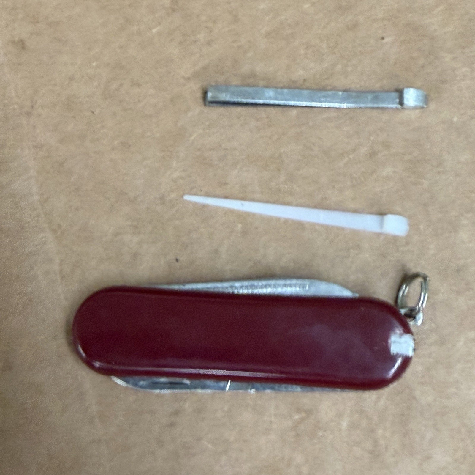 Multi-Tool Pocket Camp Knife Red, 11 in 1 Tool 3 1/2″ + 2 1/4” 3 in 1 Knife
