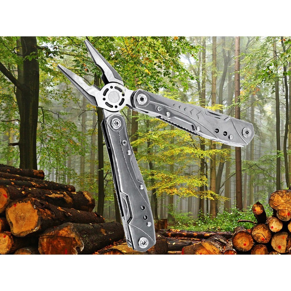 23-in-1 EDC Pocket Knife Set with Wire Stripper, Needle Nose Pliers, and Pocket