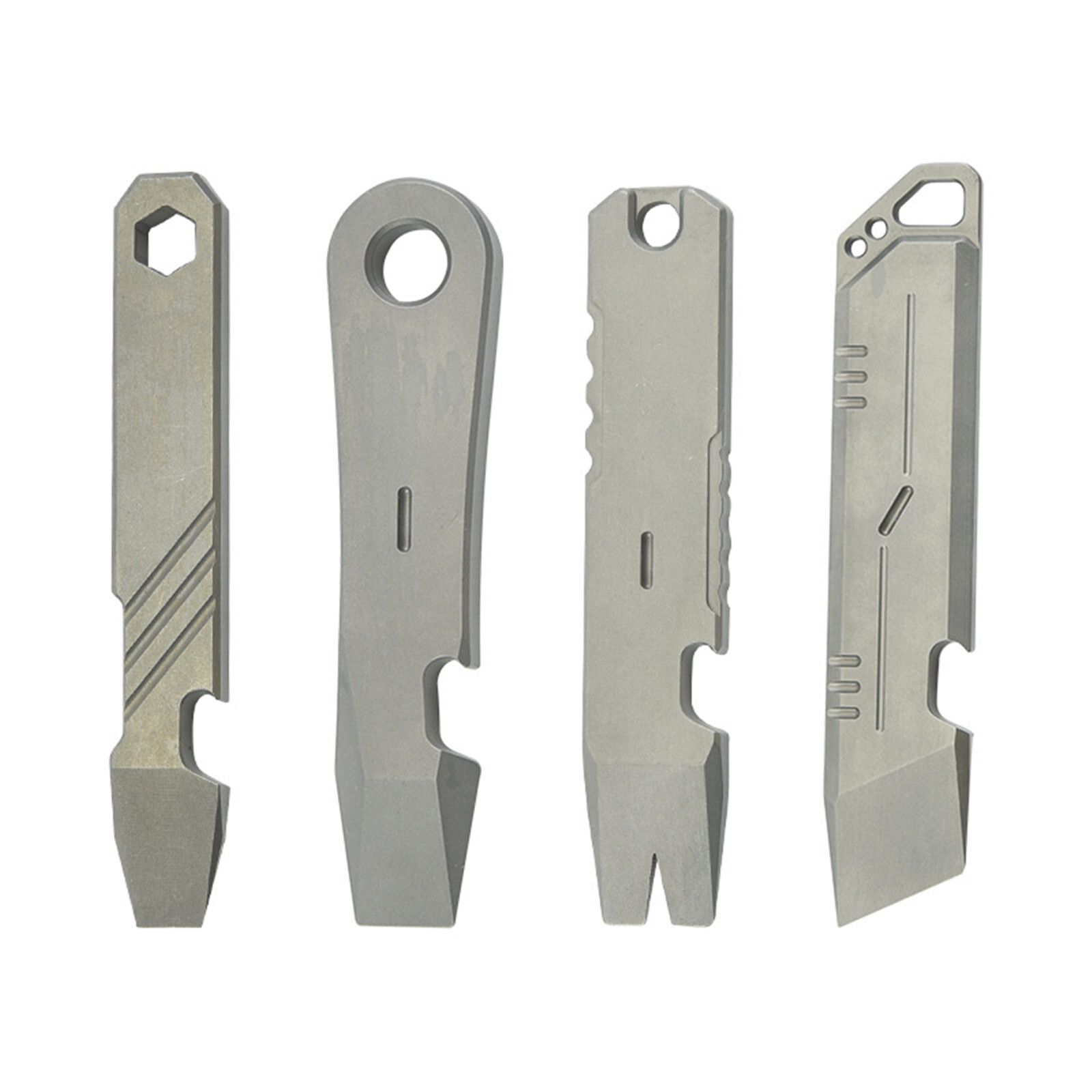 New Titanium Alloy Multi Tools Pry Bar Crowbar Bottle Opener Wrench Outdoor EDC