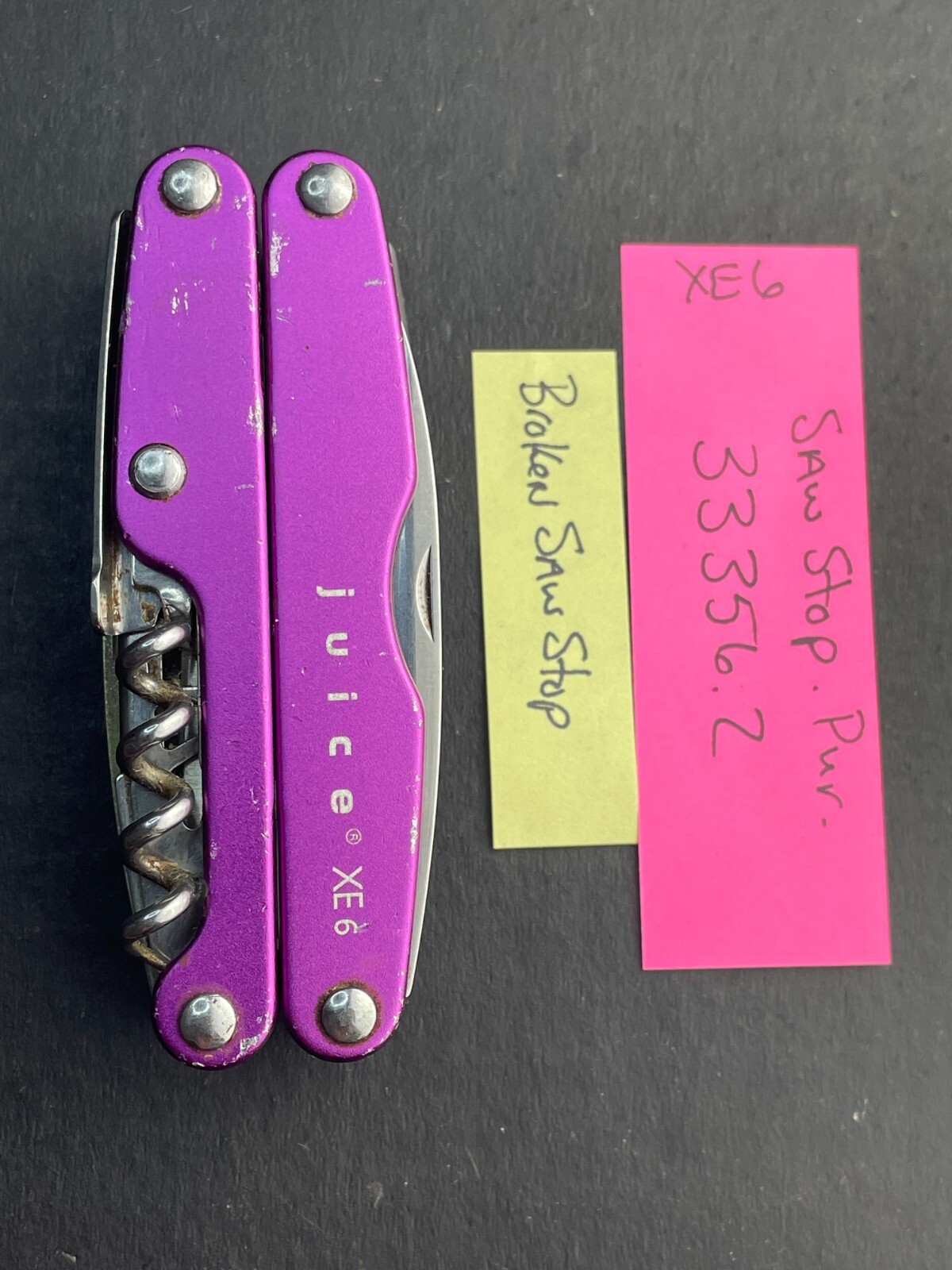 Leatherman Juice XE6 Retired Rare 18 Tools Multitool -Parts or Repair