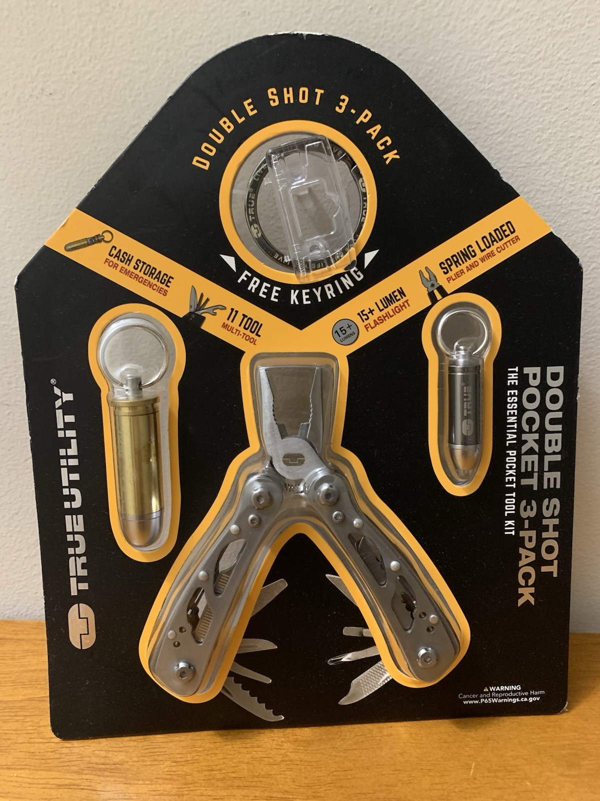True Utility Multitool 3-Piece Value Kit The Essential Pocket Tool Kit New