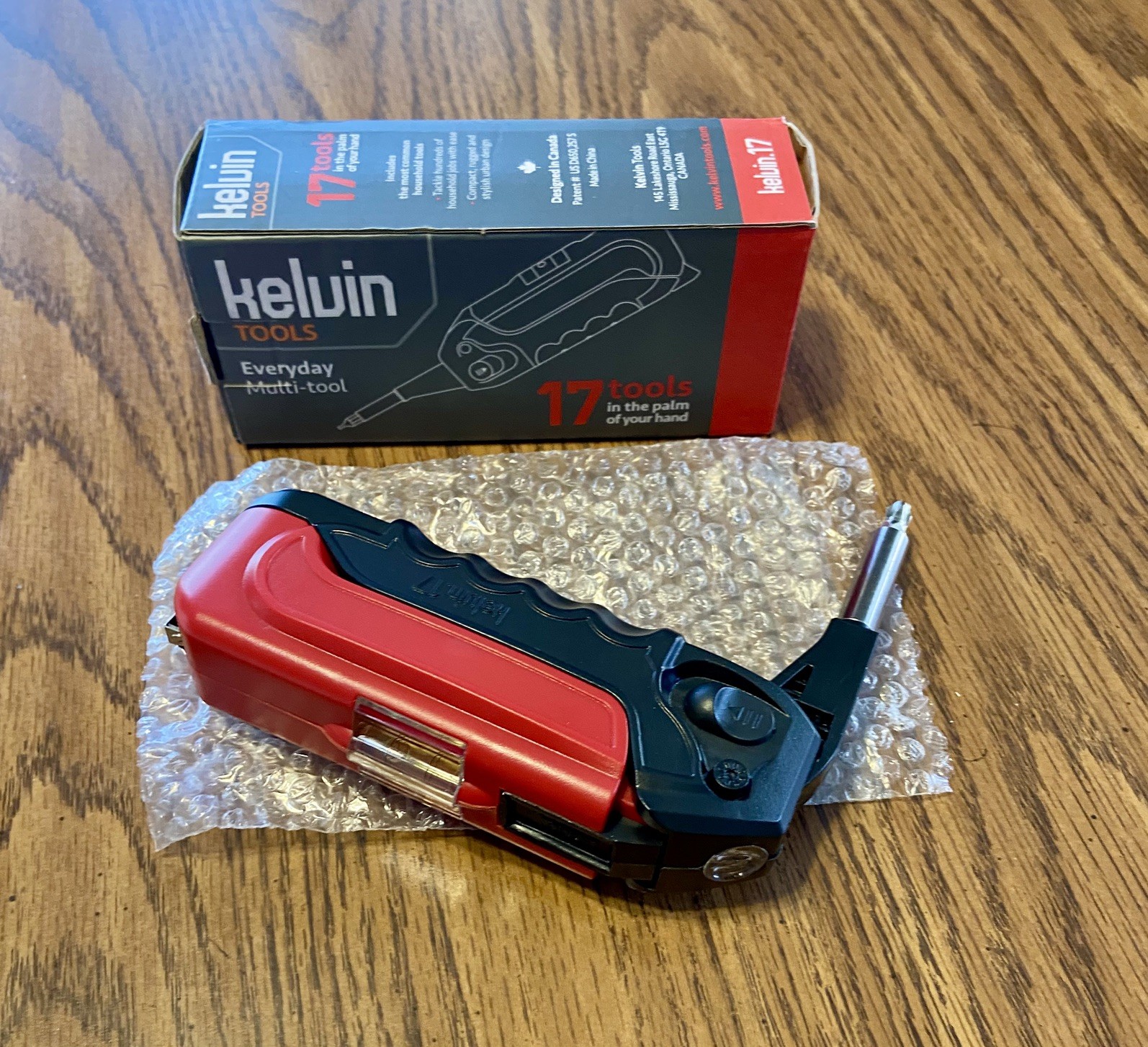New In Box Kelvin Tools 17 Urban Screwdriver Set, All in One Everyday Multitool