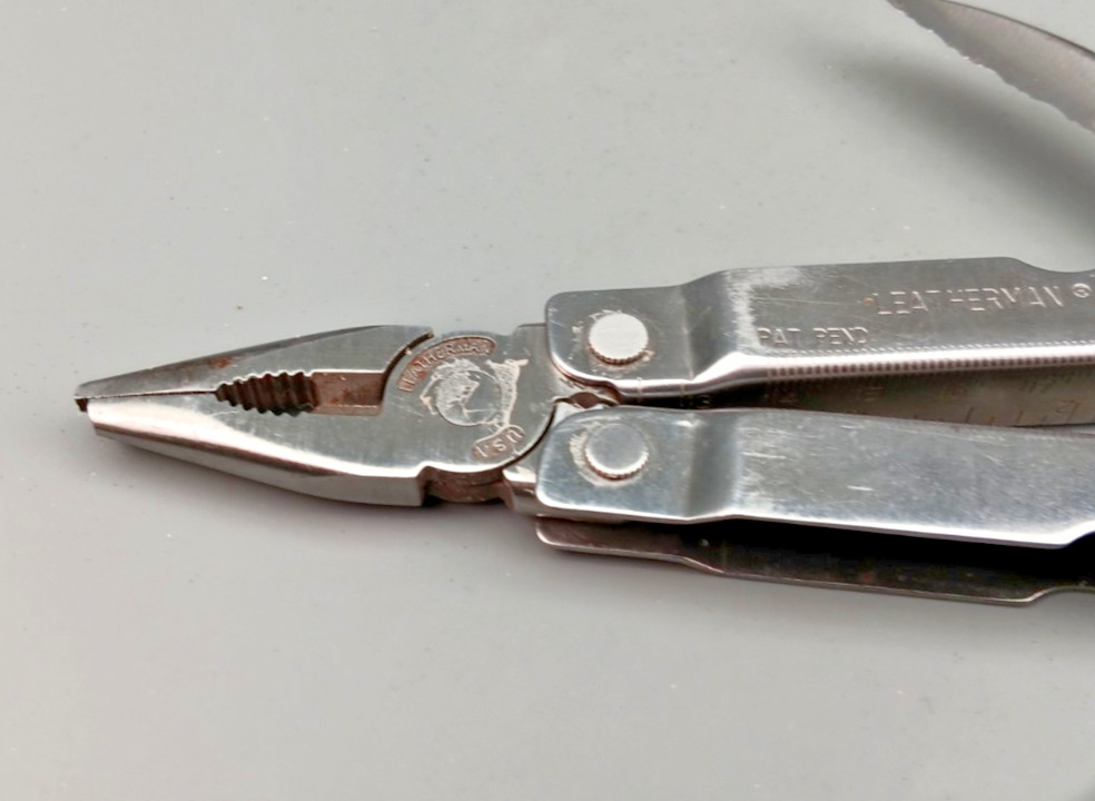 Vtg 1995 Pat Pending LEATHERMAN Super Multi Tool 10 Blade