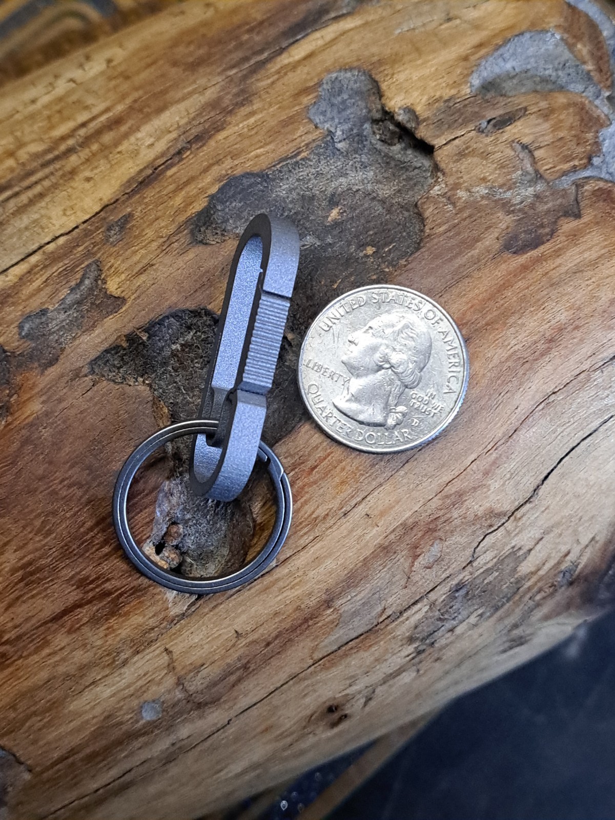 Pro Series Super Mini EDC Titanium Carabiner Keychain