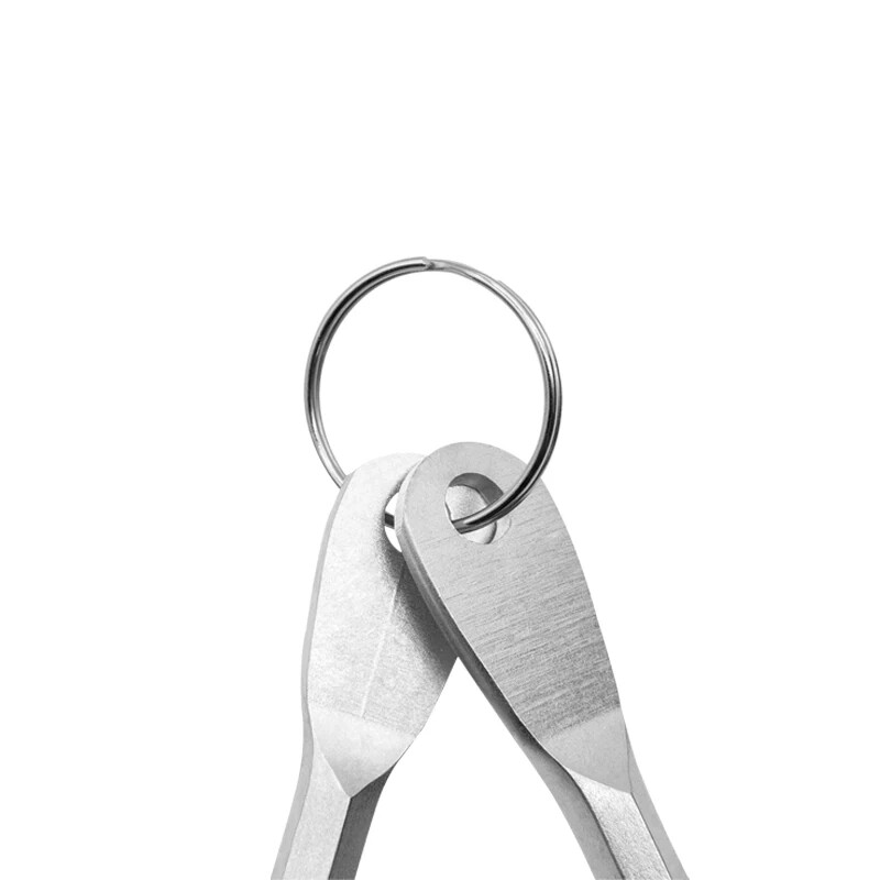 4 In 1 Screwdriver Keychain Set EDC Pocket Tool Hex Nut Wrench Key Ring