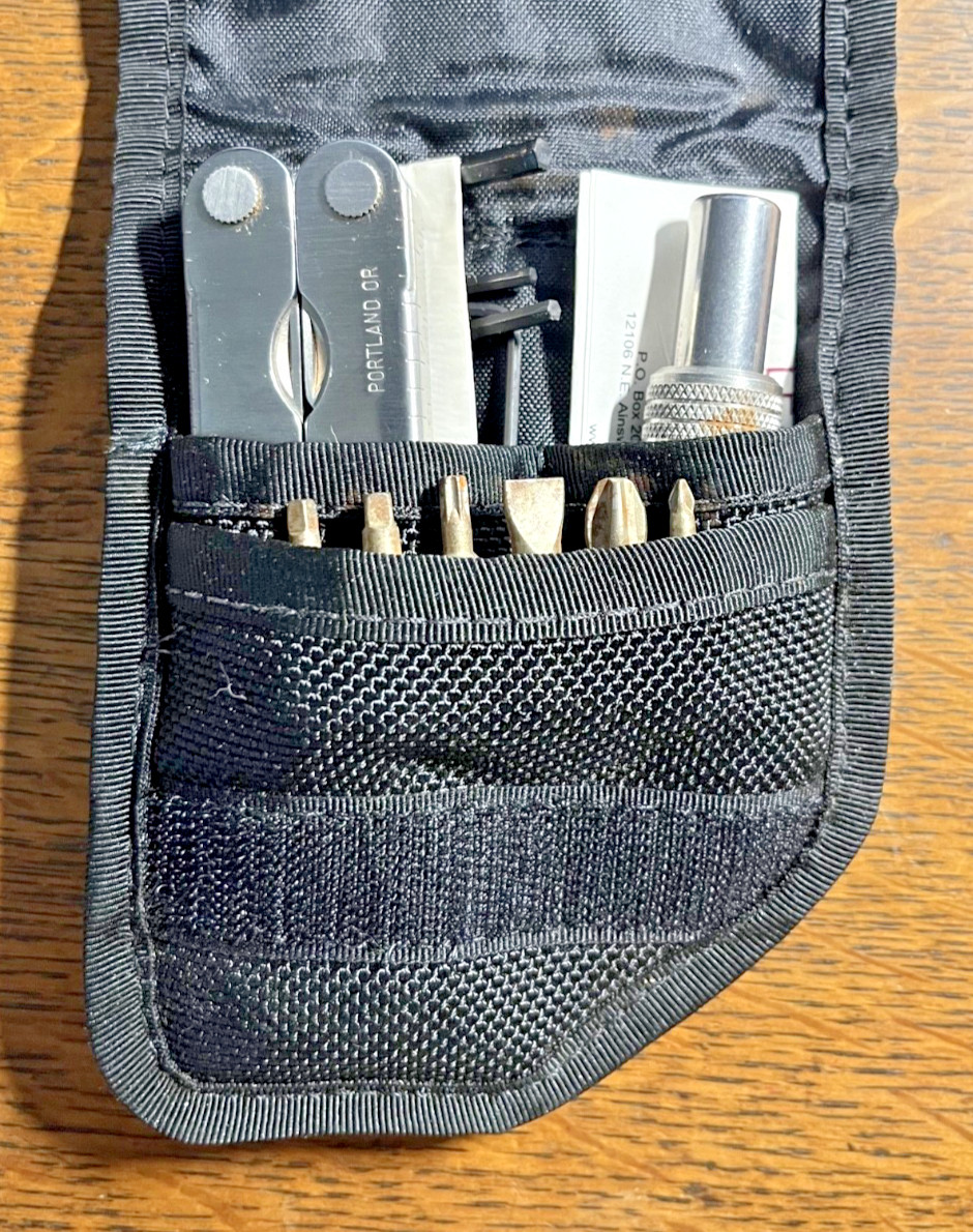 Leatherman PST Multi-Tool Tool Adapter Bits Nylon Sheath USA