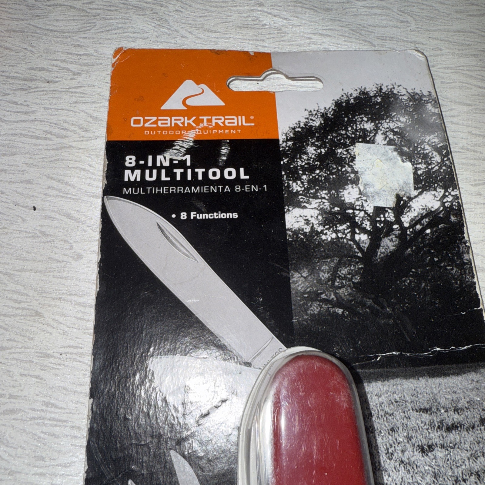 Ozark Trail 8-in-1 Multitool Pocket Knife Red Pack of 3 New