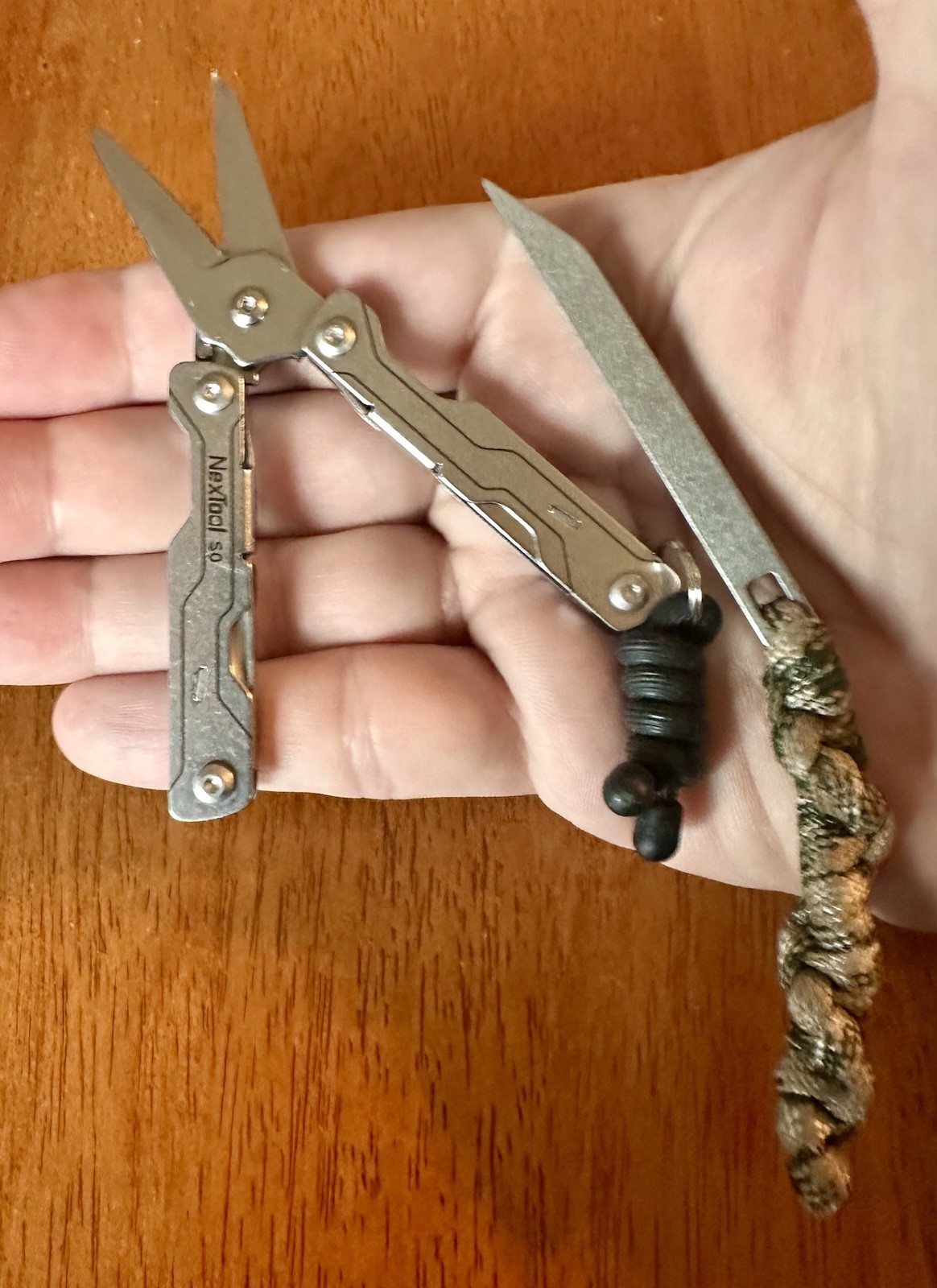 NexTool Micro Sailor 8-in-1 Keychain Multi-Tool Scissors + Mighty Bar Pry Bar