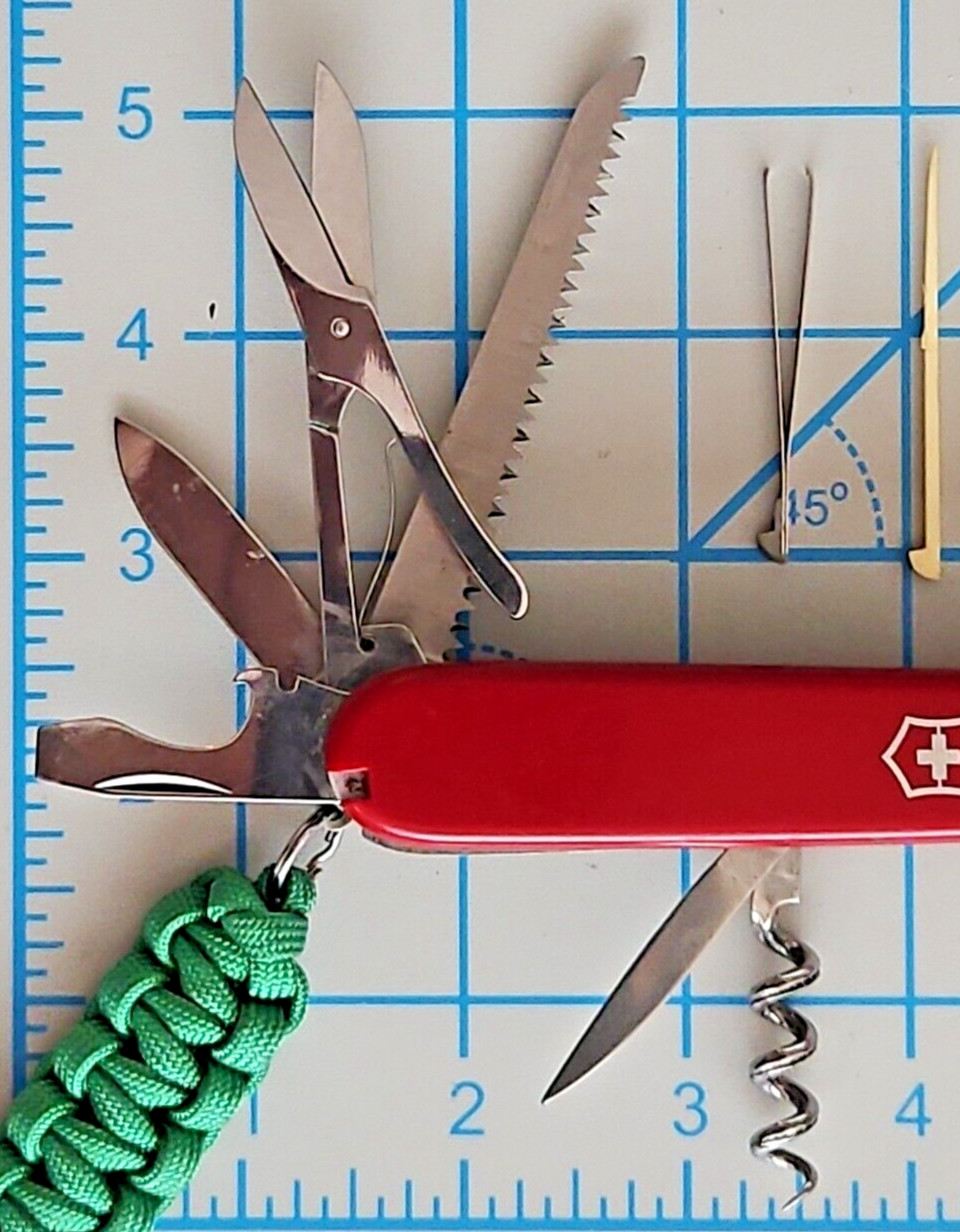 Victorinox Camper With Scissors Swiss Army Knife – Red