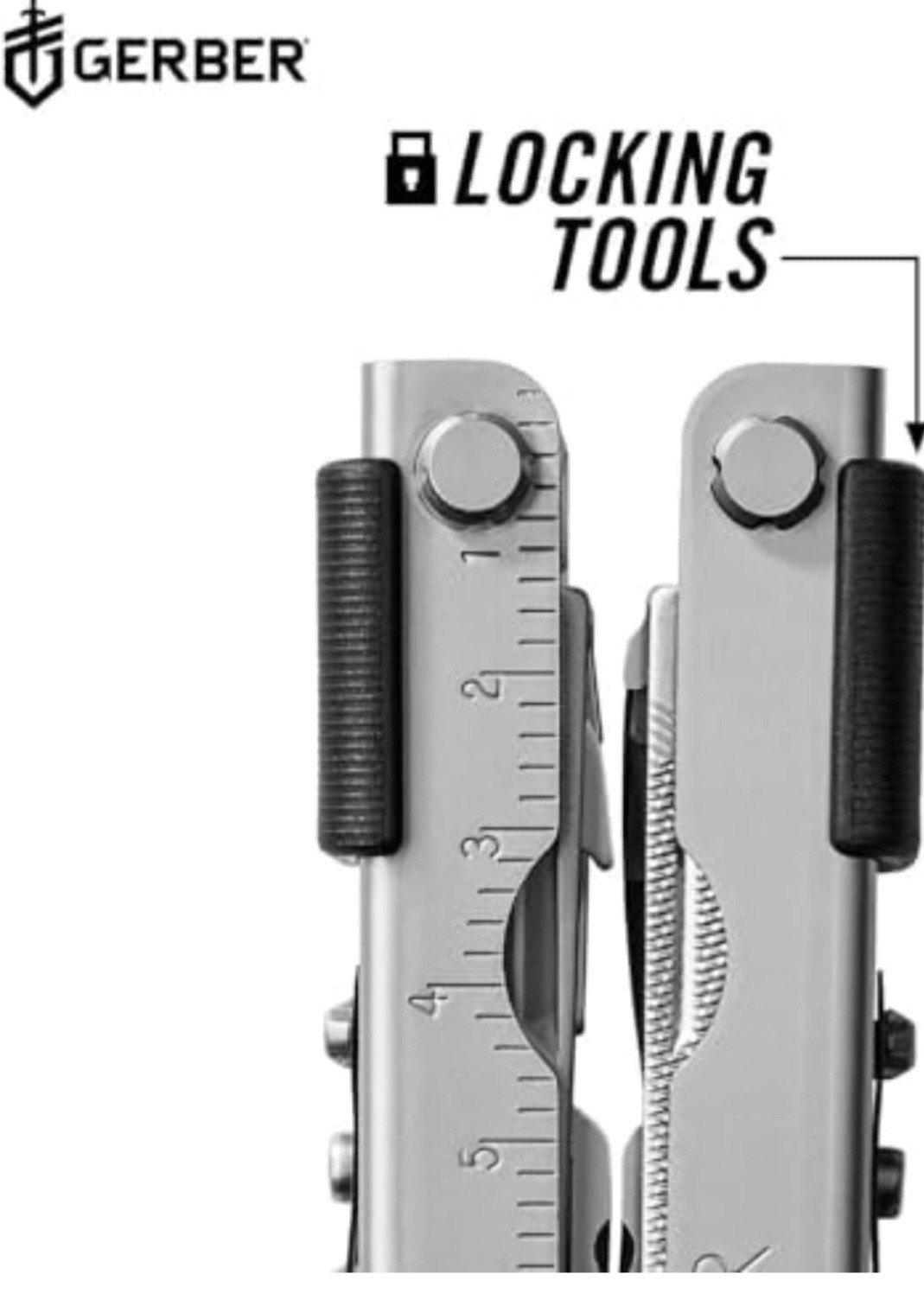Gerber Gear Multi-Plier 600 Blunt Nose Multitool with 14 Tools – Includes Knife