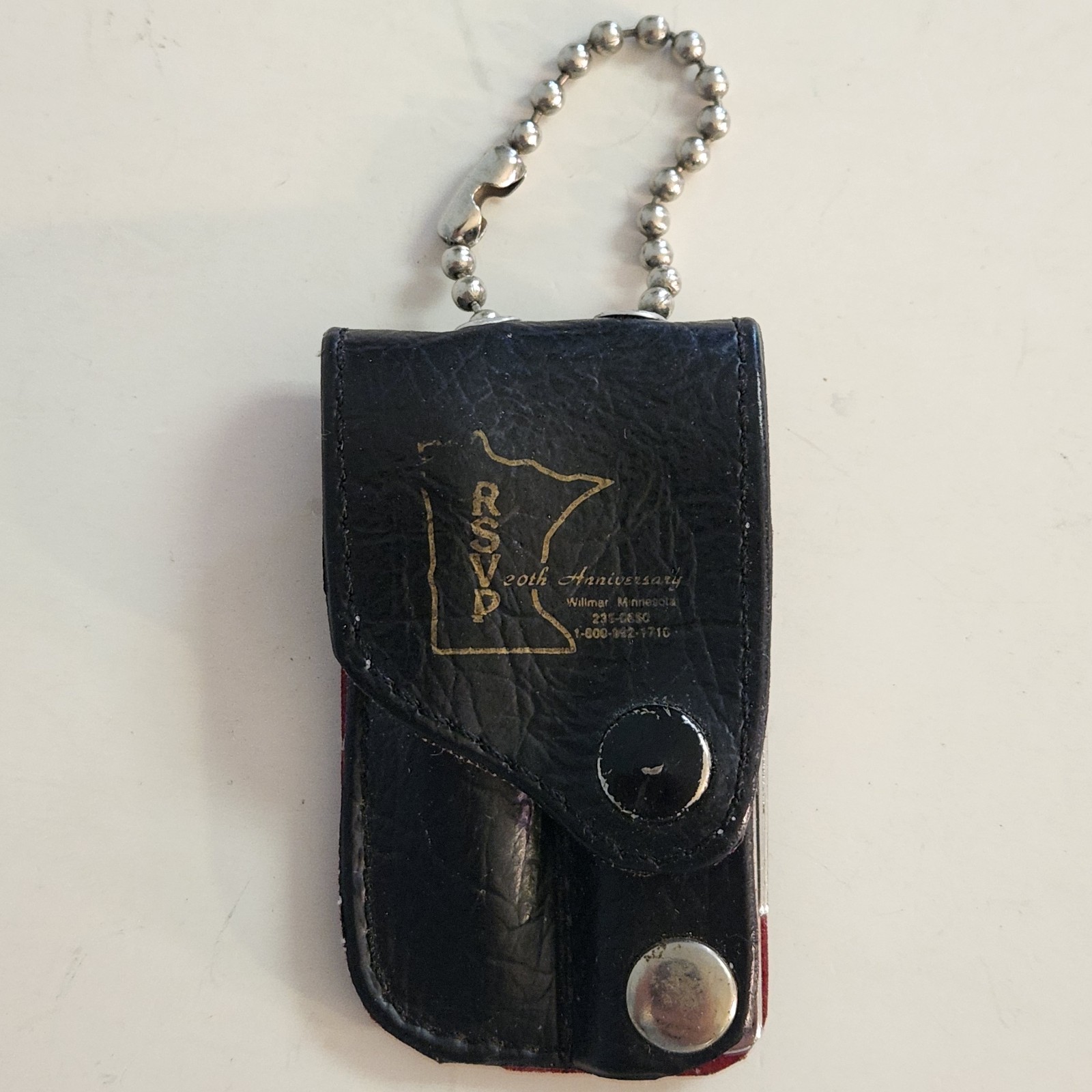 Mini Pocket Tool Pouch Clippers, Knife, Screw Driver, File, and Bottle Opener