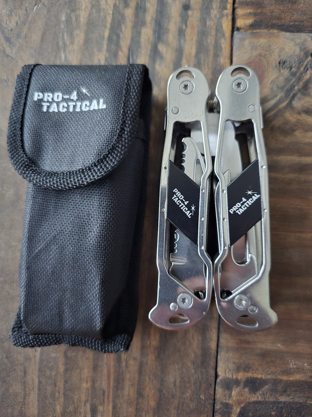PRO-4 TACTICAL 12 IN 1 MULTI-TOOL PLIERS/ W NYLON SHEATH New