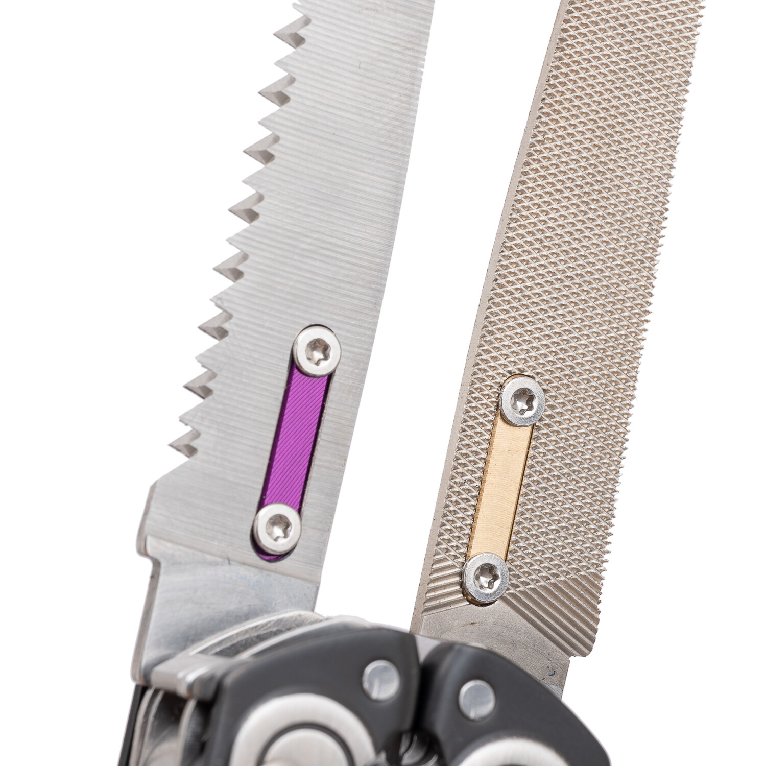 For Leatherman Free P2 P4 ARC knife Saw file Thumb Grip Tabs Aluminum alloy CNC