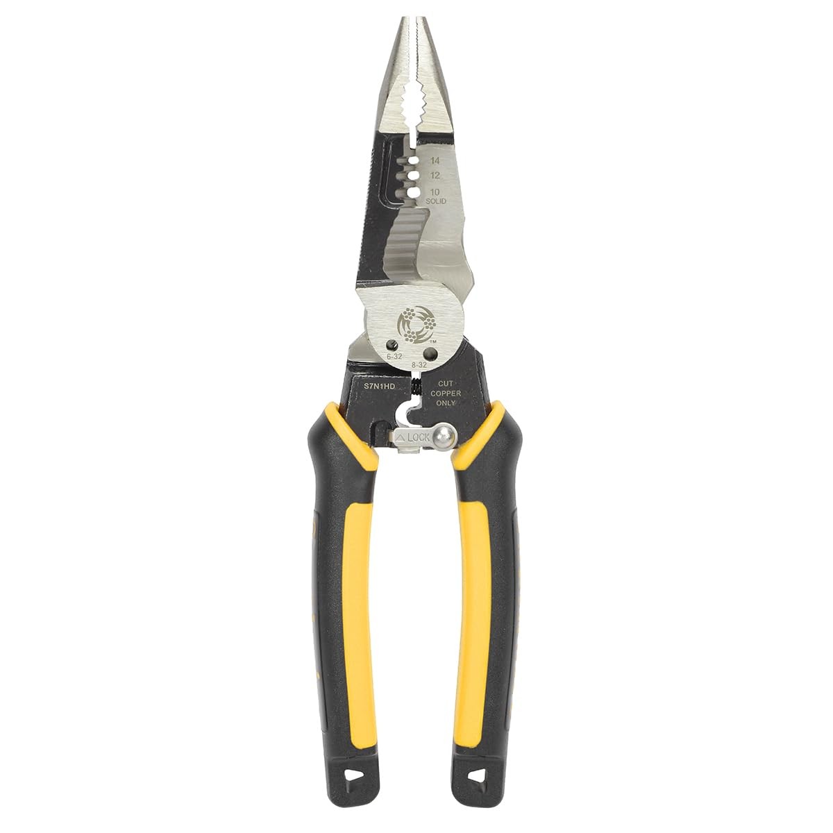 Multi Tool Pliers 7 in 1 Heavy Duty Forged Steel Crimper Strips Bolts