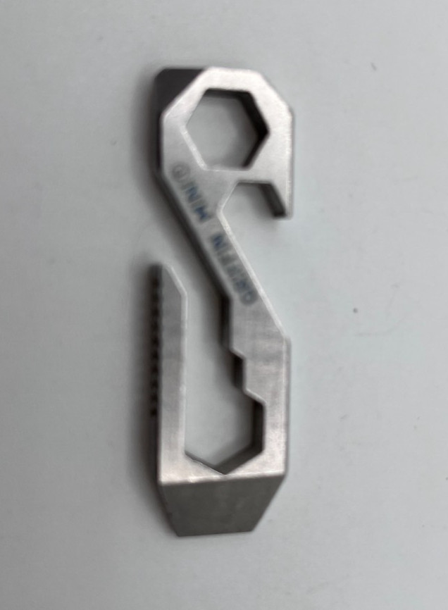 Griffin Pocket Tool Mini Travel Ready TSA Safe Keychain 10 in 1 Stainless Steel