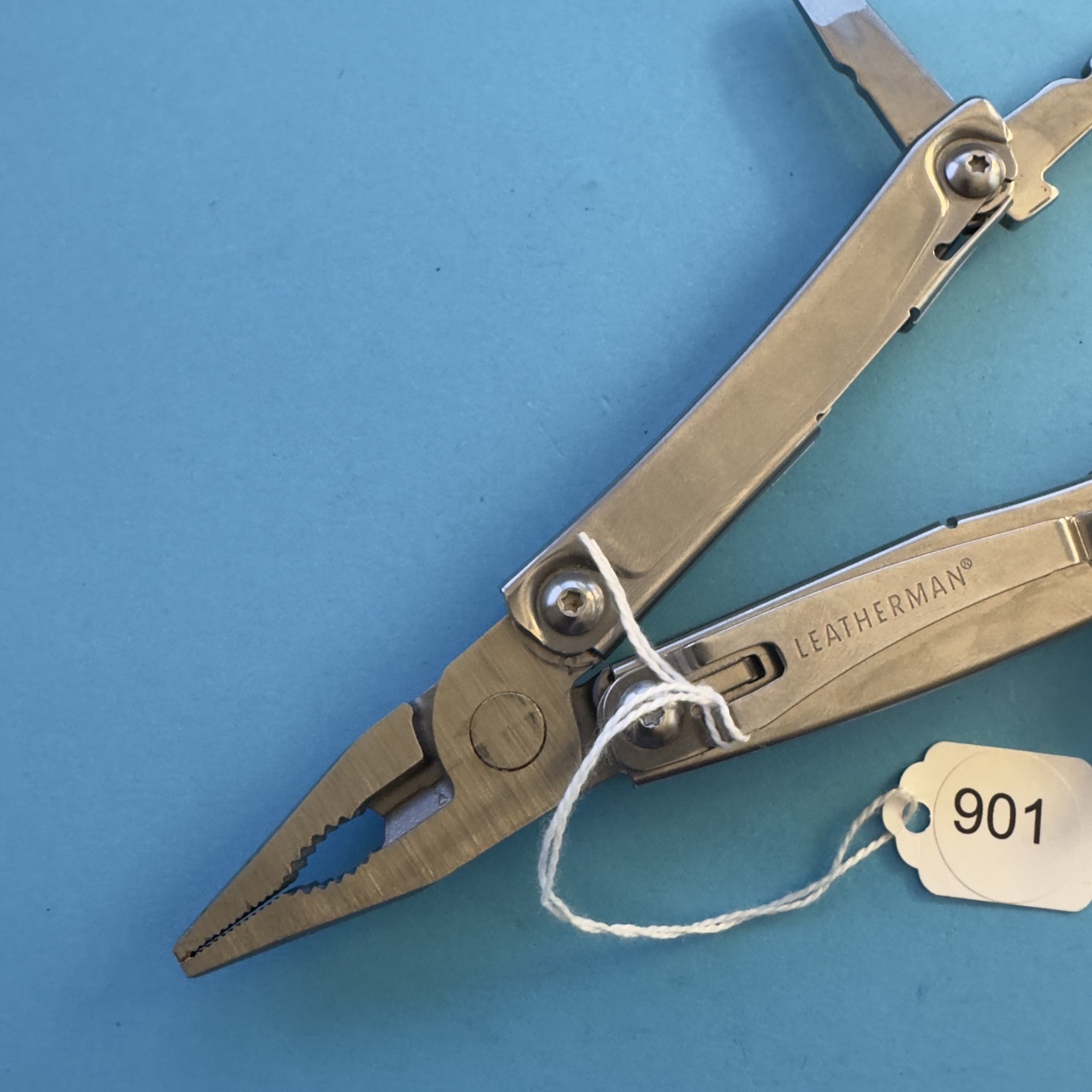 Leatherman Rev Plier Multi-Tool Pocket Clip Knife Stainless EDC #901
