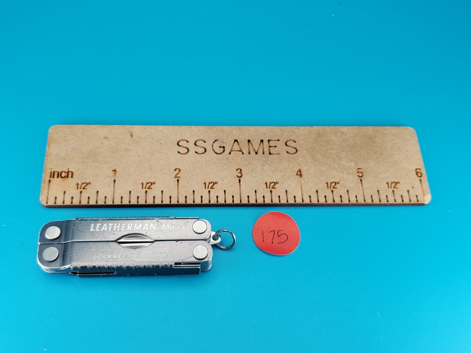 Leatherman Micra Multi-Tool, Knife, Scissors, Key Ring, Gray! *LOCKHEED MARTIN*