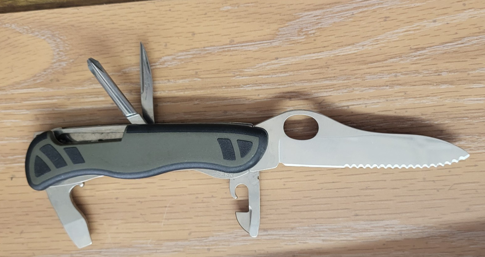 Victorinox German Army Knife GAK One Hand Trekker Multitool