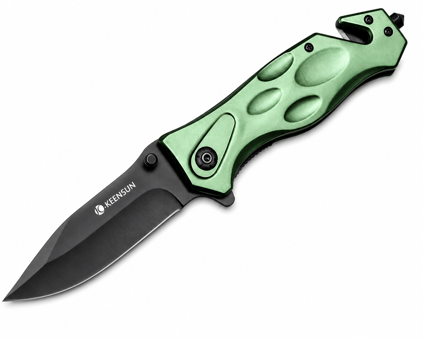 Camping Folding Pocket Knife 3Cr13 Steel Rescue Tool Glass Breaker Seatbelt Cutt