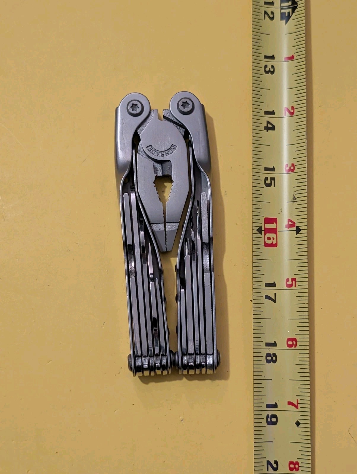 Schrade Tough Multi Tool Pliers Knife ST1 with Nylon Sheath USA Made