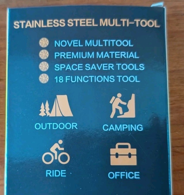 Lot Of 3 Key Chain Pocket Multi-Tool 18 Tools in One Compact Size New