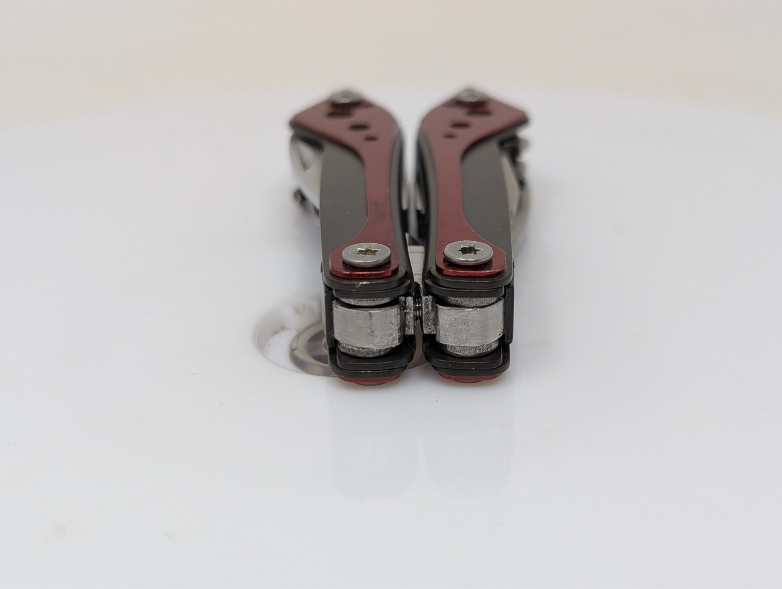 Cabela’s 7-in-1 Mini Multi Tool – Cherry Red, With Nylon Case EDC