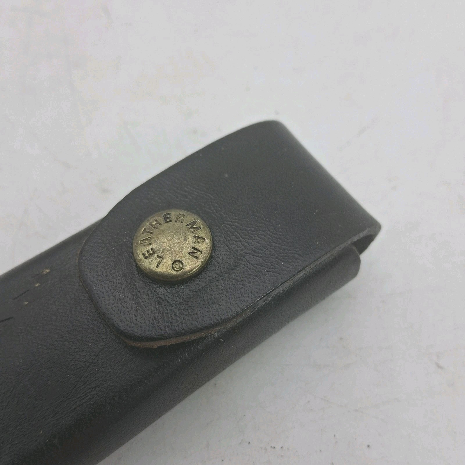 Vintage Leatherman *SHEATH CASE ONLY* Black Leather 4″ Holster Multi-tool USA
