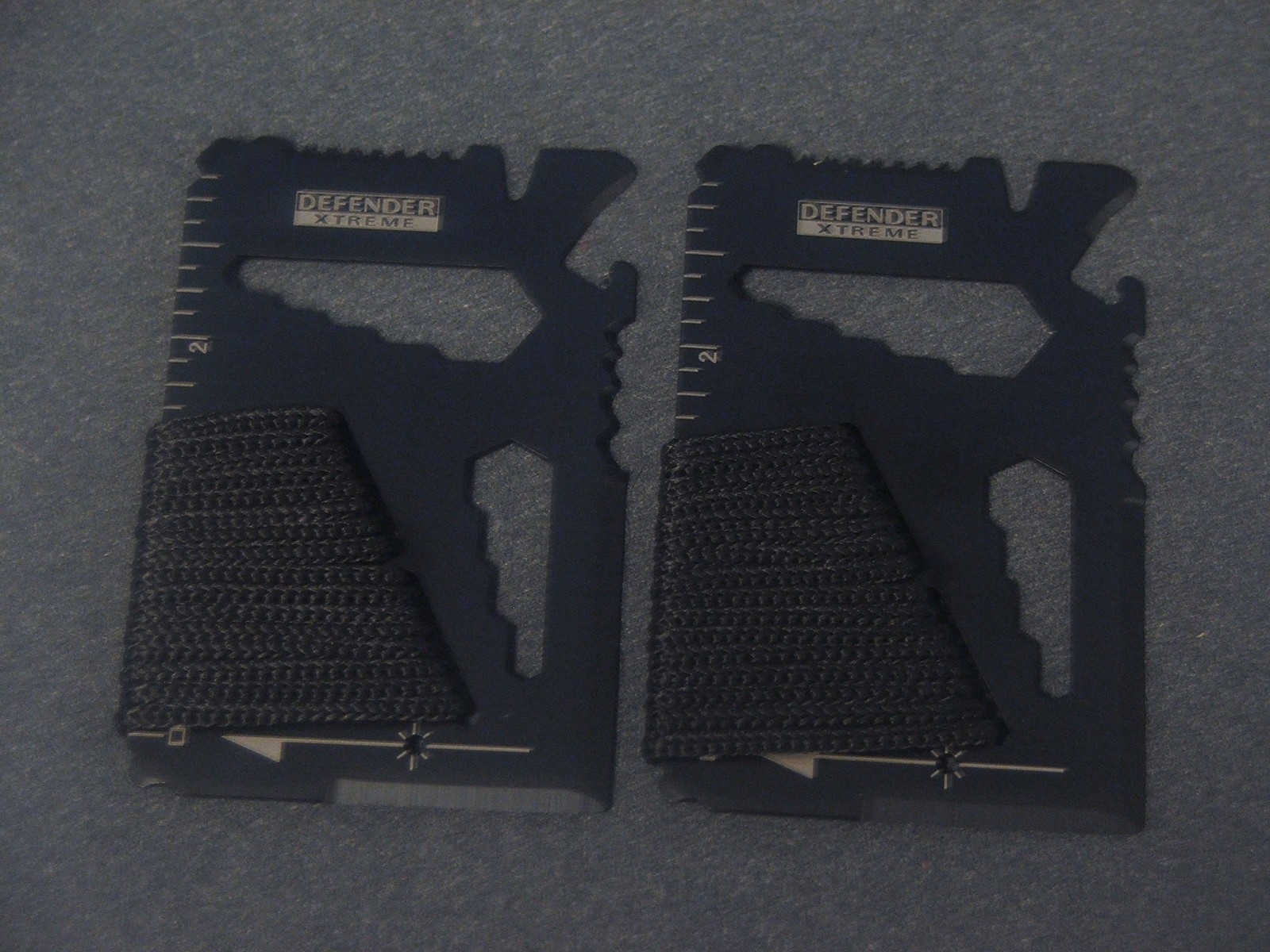 2 X Defender Xtreme Multi Function Credit Card Compact Survival Pocket Tool Kit