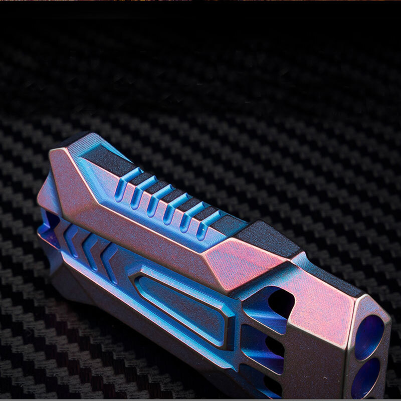 150db Titanium Alloy Flying Division 3 Tube Safety Whistle Outdoor Survival EDC
