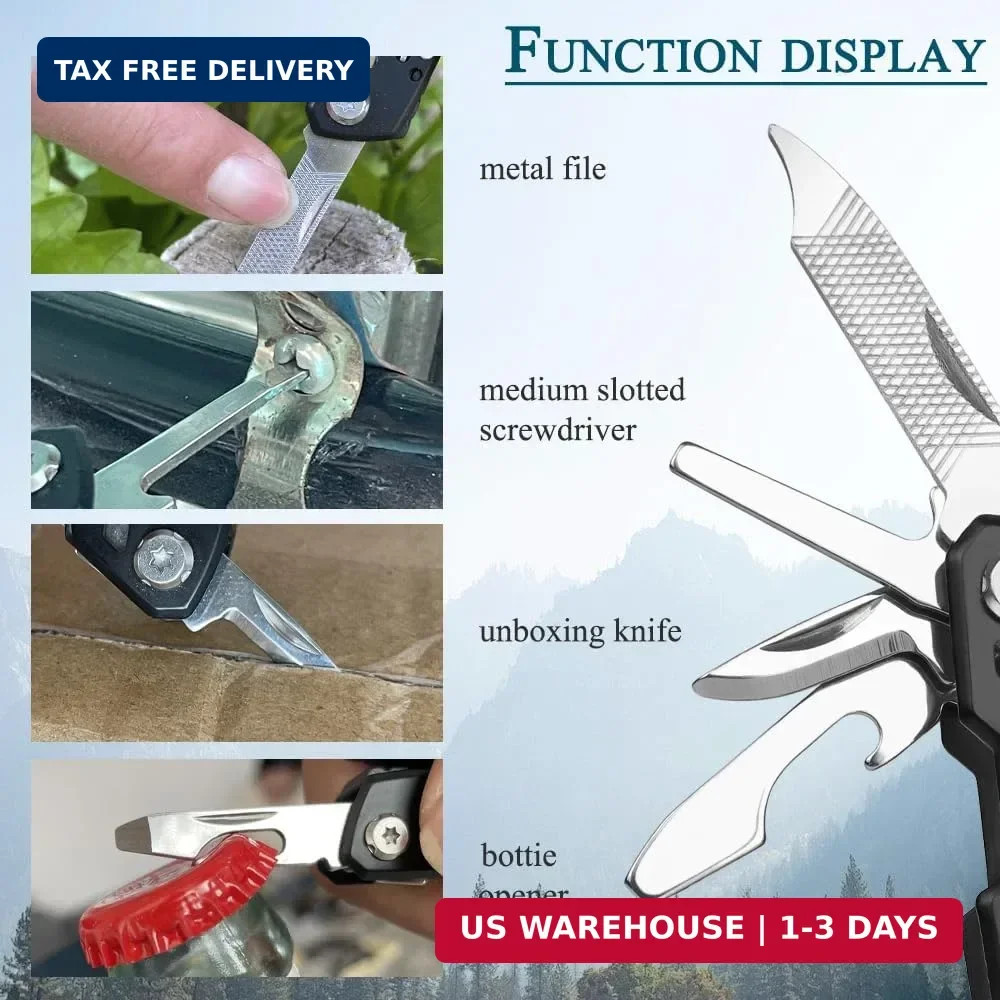 MINI Multitool Pliers, Birthday Christmas Gifts for Men Boyfriend Dad Husband Wo