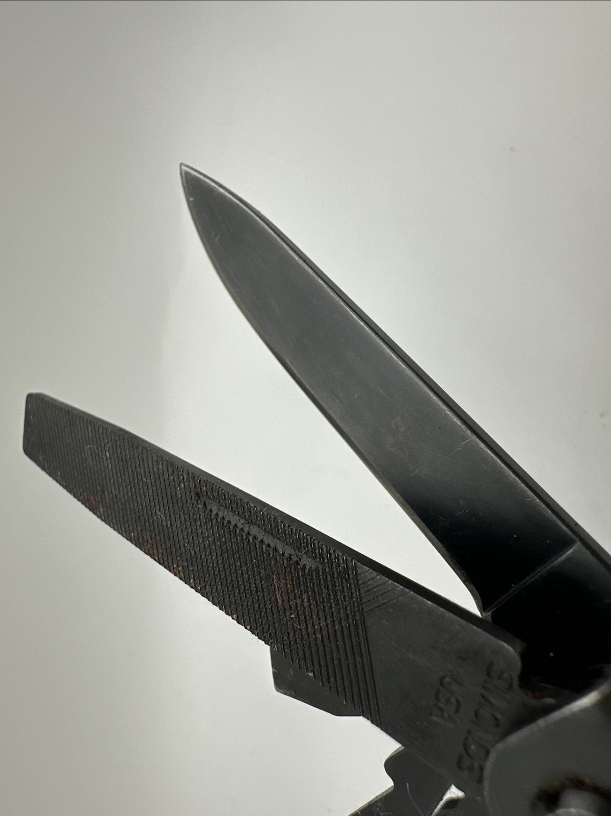 Vintage Gerber Black 10-in-1 Multi Tool Stainless Black with Simonds File