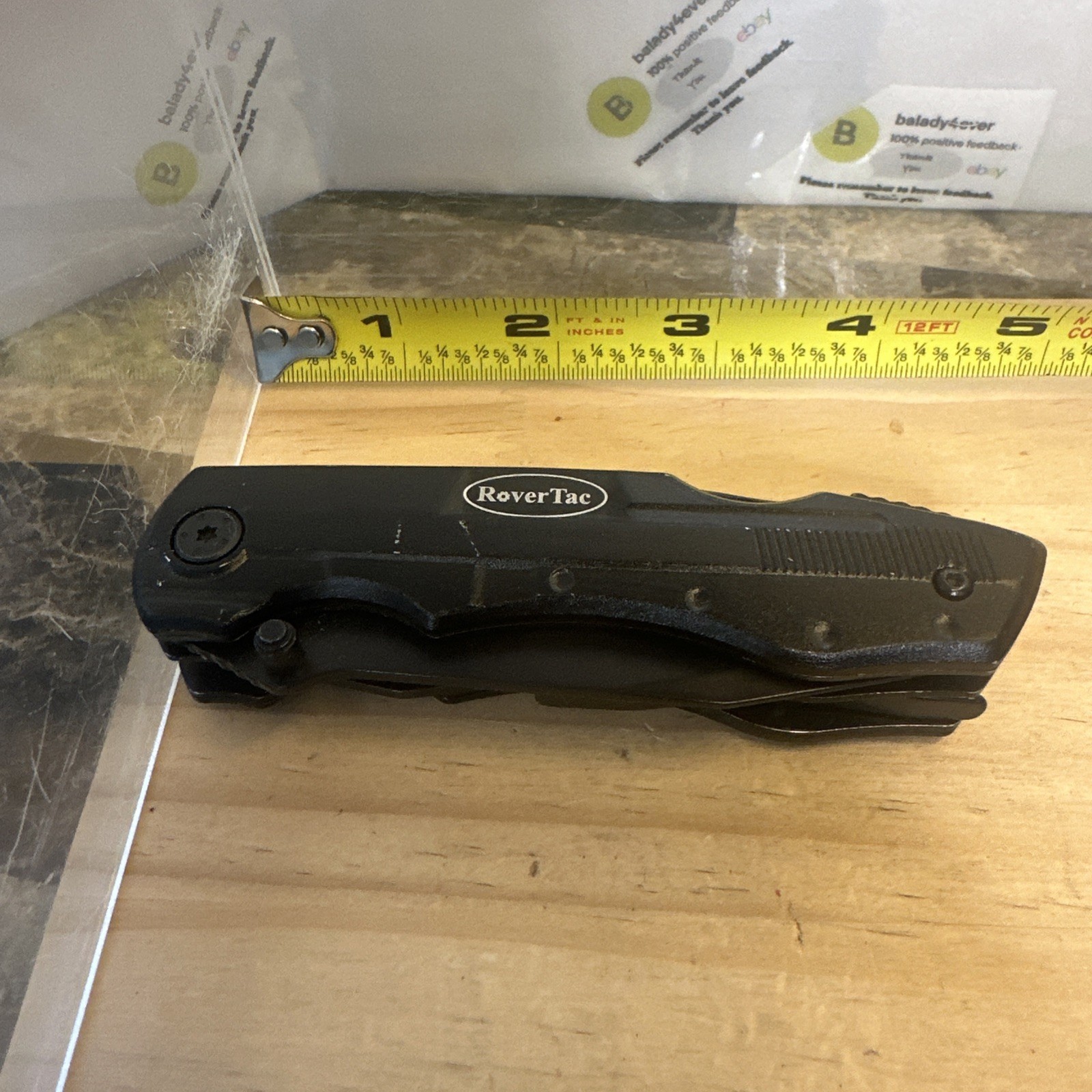 RoverTac 15 in 1 Multitool w/Wire Stripping & 3” Knife