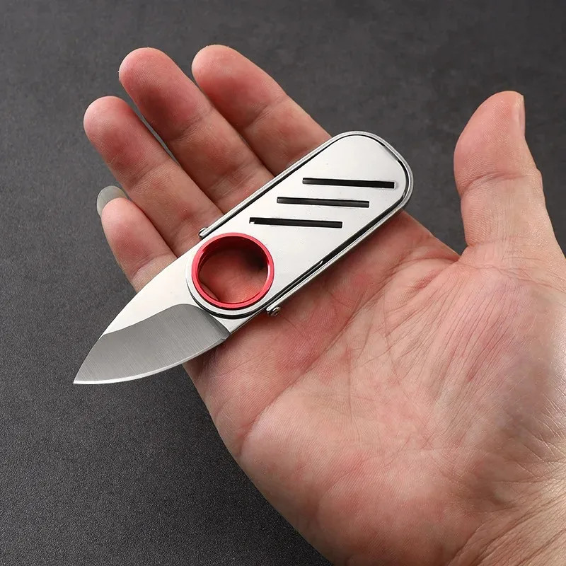 Mini Stainless Steel Portable EDC Tool Keychain Pendant for Opening Packages and