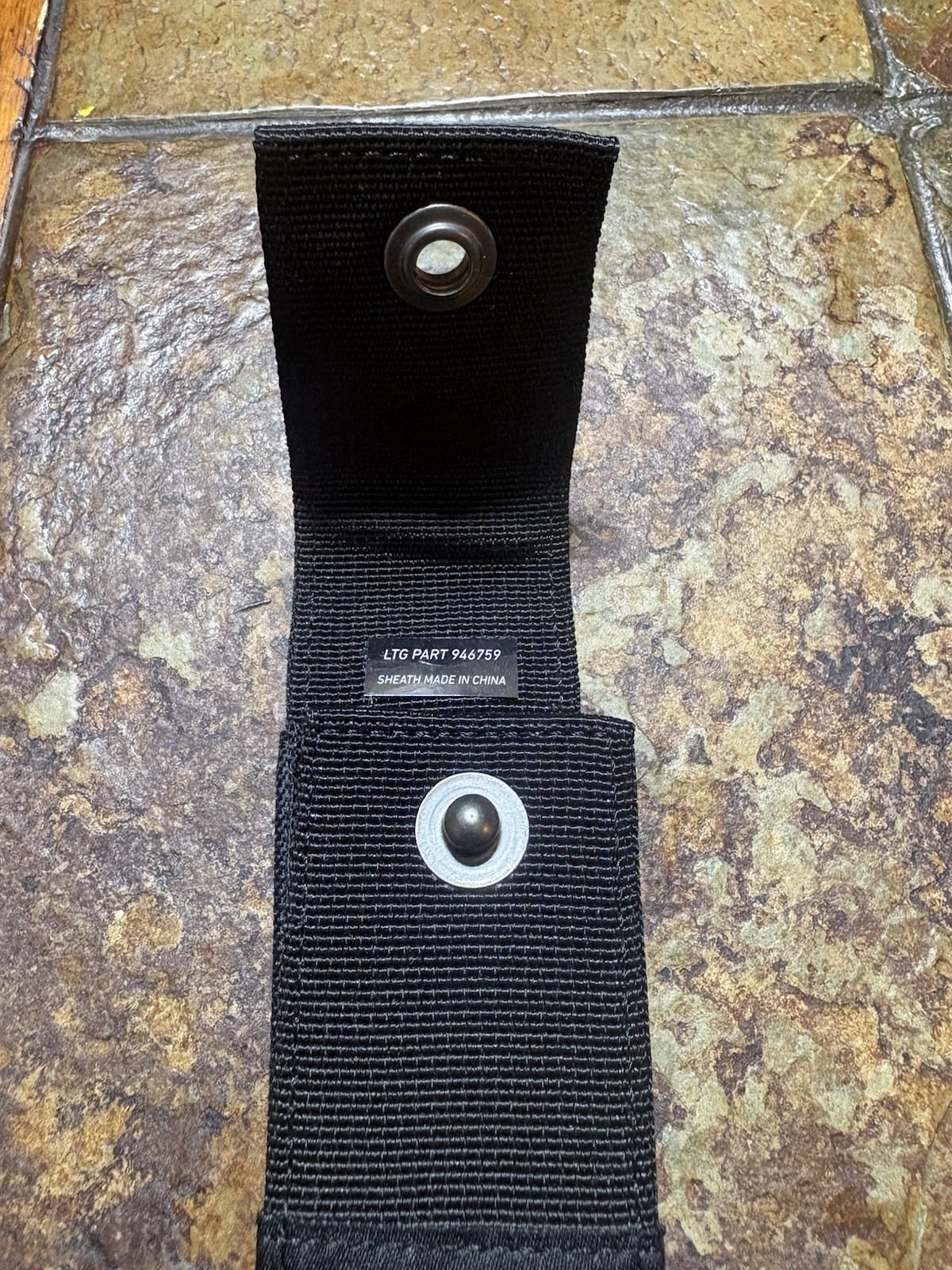 Leatherman Nylon Sheath Pouch Case Only LTG Part 946759 Snap Closure Black