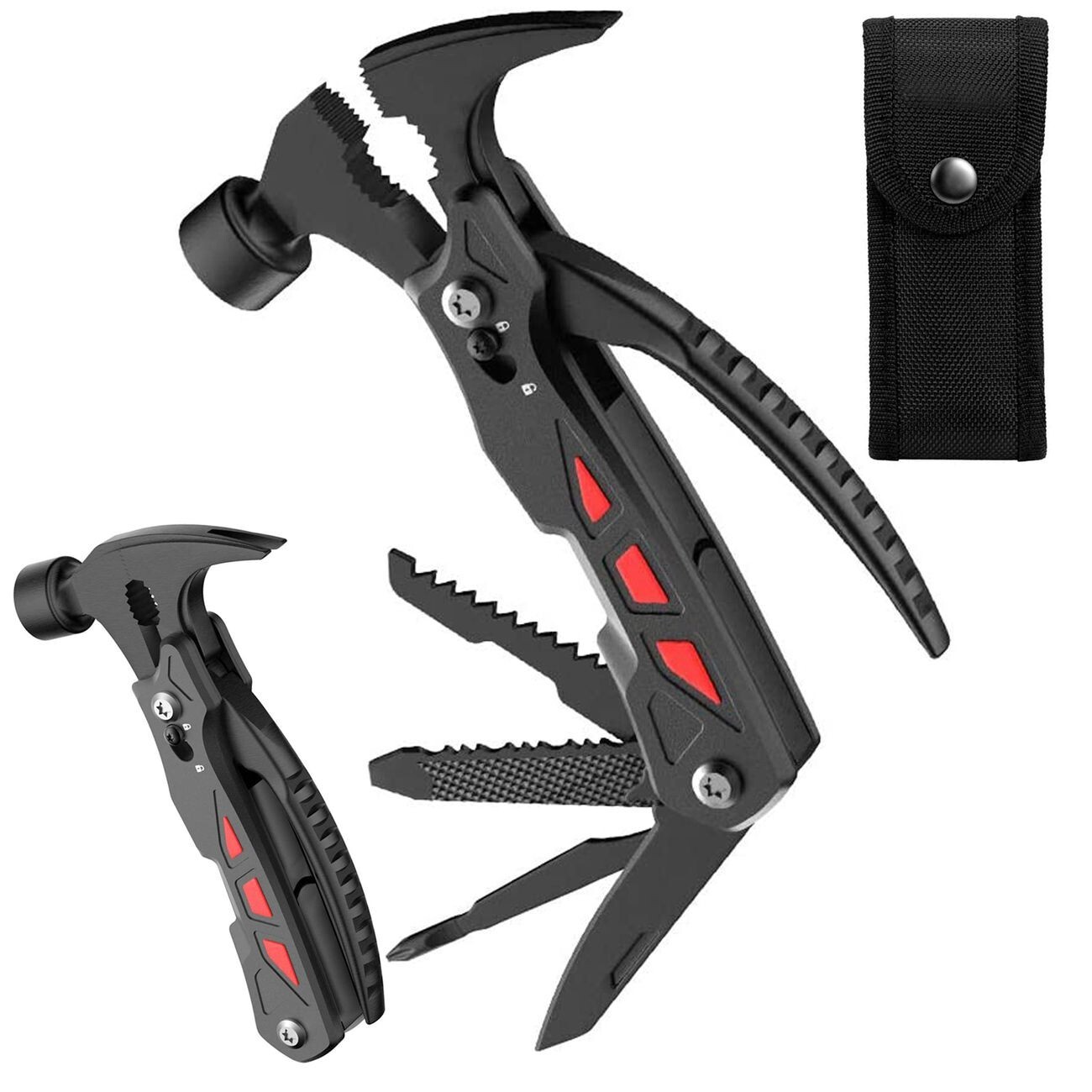 Multifunctional Claw Hammer Multi-tool Pliers Stainless Steel Outdoor Camping
