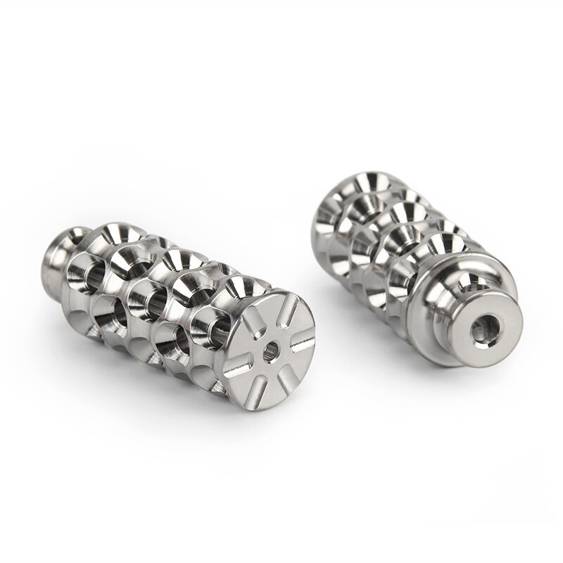 Hollow Out Multihole Titan Alloy Beads DIY Pendant Paracord Bead Accessories
